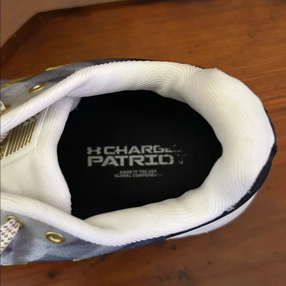 Ladies Under Armour White and Black Athletic Shoes - Picture 5 of 9